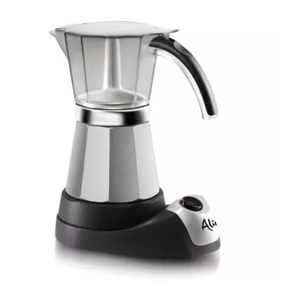Cafetière électrique DELONGHI EMKM6B Alicia Plus - Blanc - 6 tasses