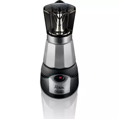 Cafetière électrique DELONGHI EMKM6B Alicia Plus - Blanc - 6 tasses