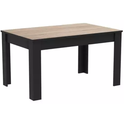 Table à manger en chêne brossé - WAYNE - Fabriqué en France