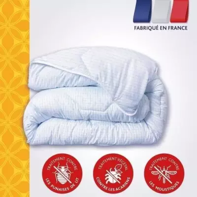 Couette DODO tempérée 300gr/m² 240x260 cm - Fabriqué en France
