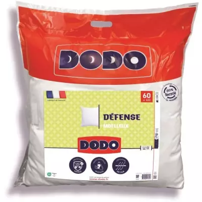 Coussin DODO DEFENSE 60 x 60 cm - Blanc