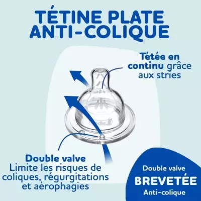Lot de 4 tétines plates DODIE Sensation - Débit 4 : Confort et praticité