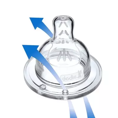 Coffret Biberon Verre Biche - Dodie: Tétine Plate, Anti-Colique