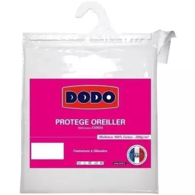 Protégez votre oreiller avec DODO Protege-oreiller Emma 60x60 cm !
