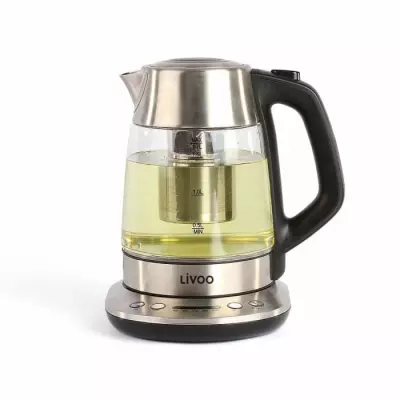 Bouilloire électrique sans fil LIVOO DOD165 - Gris – Température réglable