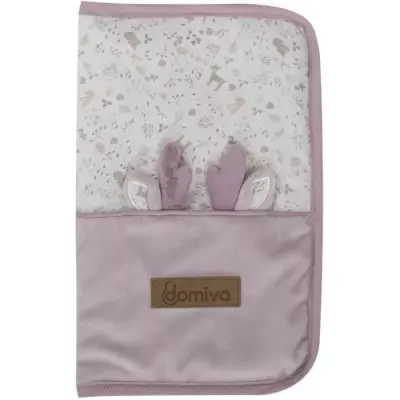 Protège carnet de santé esprit enchanté - Lilas 26 x 17 cm
