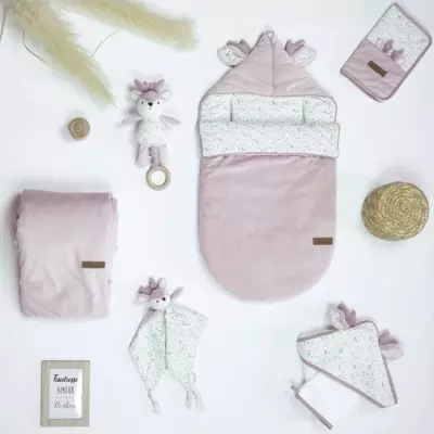 Protège carnet de santé esprit enchanté - Lilas 26 x 17 cm