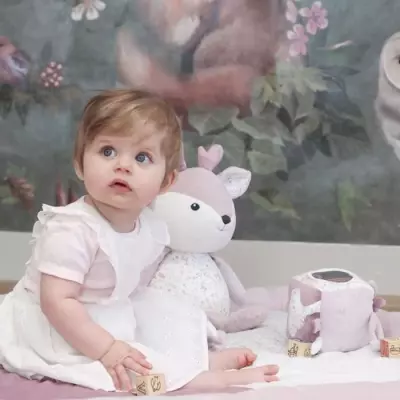 Fauteuil club Lilas DOMIVA pour bébé fille - 43x55.5cm