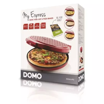 Four à pizza DOMO My express - Rouge - Minuterie - Température variable