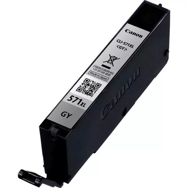 CANON Cartouche d'encre CLI-571GY XL grande capacité Gris (CLI571XL)