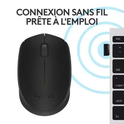 Souris - Sans Fil - Logitech - M171 - Noir - Ambidextre