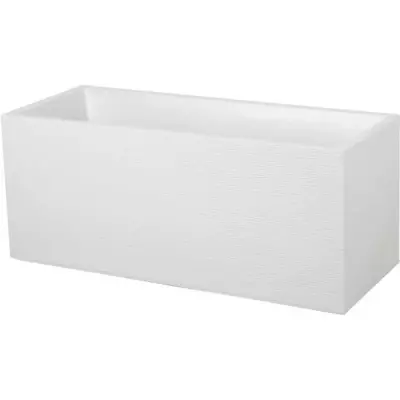 Jardinière Graphit Blanc Cérusé - 97,6 L - Made in France