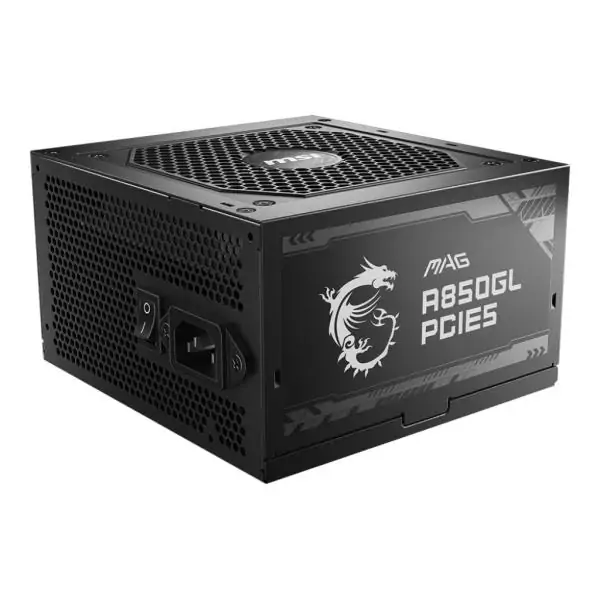 MSI Alimentation PC MAG A850GL PCIE5 - 850W 80+ Gold Modulaire