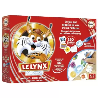Jeu d'images Educa Lynx Mystère 150 Images - Jeu de plateau