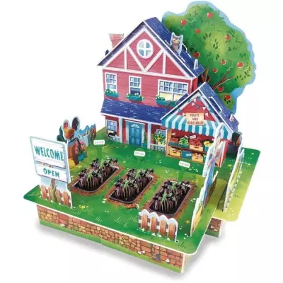 Jeu de construction 3D - Potager Magique EDUCA - 2 en 1