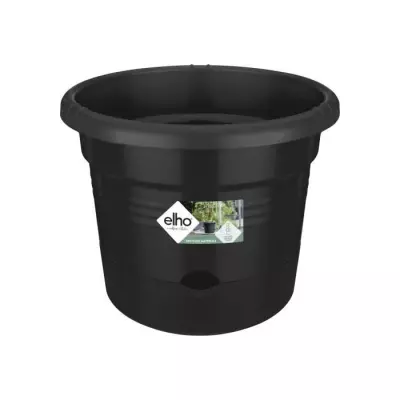 Pot à tomate Green Basics - 33 cm - Noir vif - Idéal pour vos plantes - POT DE FLEUR