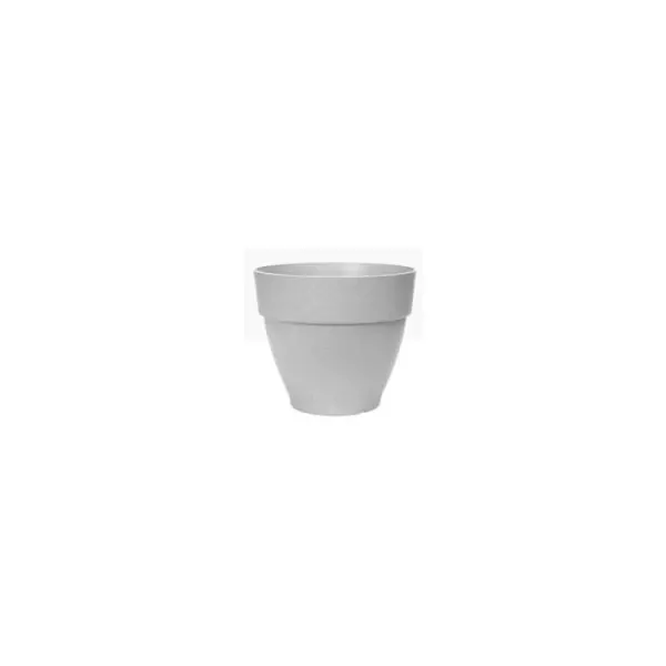 Elho Vibia Campana Bac a fleurs Rond 55 - Gris - Ø 55 x H 47 cm - extérieur - 100% recyclé