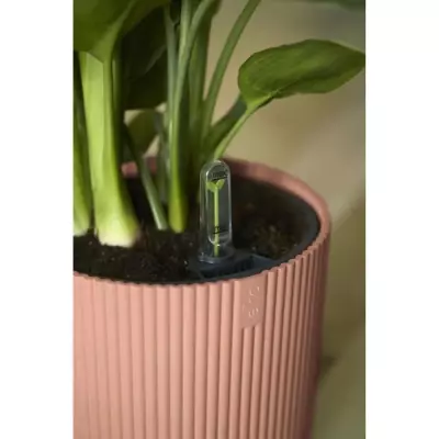 Pot De Fleurs Rond VIBES - Ø22 - Rose poudré - Hauteur 21cm
