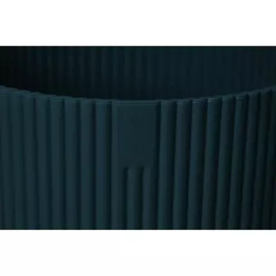 Pot De Fleurs Rond VIBES - Ø25 - Bleu Foncé - Design Moderne
