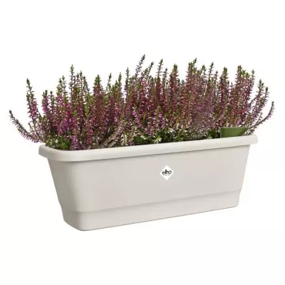 Pot de fleur Elho Noa Balconniere M - Gris - 100% recyclé