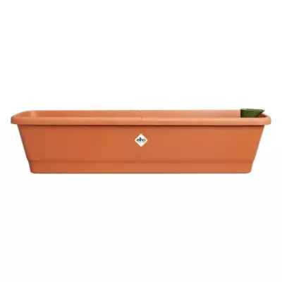 Pot de fleur Elho Noa Balconniere XL - Marron - 100% recyclé