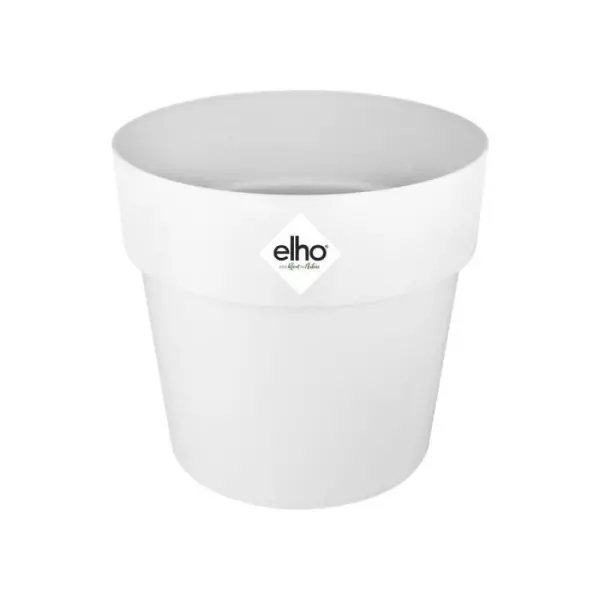 ELHO Pot de fleurs B.FOR ORIGINAL rond avec roues - 21,9L - Ø 35 x H 32 cm - blanc