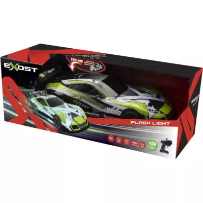 Voiture Télécommandée EXOST Flash Light 1:14 - Vert - 5 ans - 44x17x16 cm