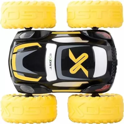 Voiture télécommandée 360 CROSS JAUNE A BATTERIE - EXOST | Dimensions compactes