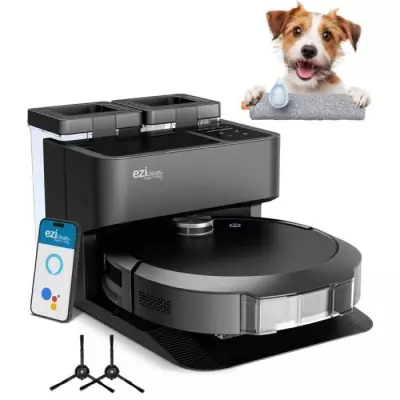 Robot Aspi-Laveur EZICLEAN All-in-one Z10 Plus: 240 min d'autonomie
