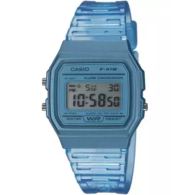Montre CASIO Collection F-91WS-2EF: chrono, alarme, calendrier auto