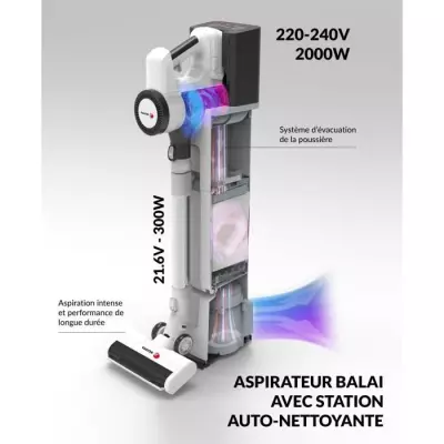 Aspirateur balai 2 en 1 sans fil FAGOR FG6415 - Puissant et pratique