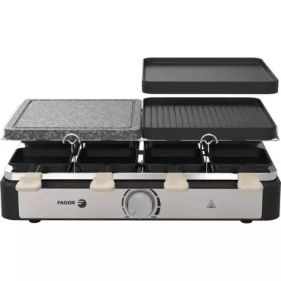 Raclette/Grill Fagor FGRG8 - Pierre de Cuisson - 1400W