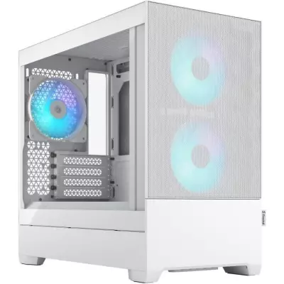 Boîtier PC FRACTAL DESIGN Pop Mini Air RGB Blanc - Compact et Lumineux