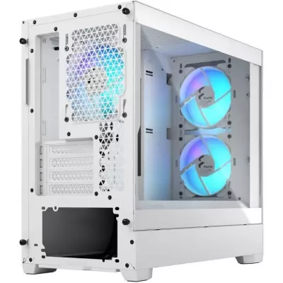 Boîtier PC FRACTAL DESIGN Pop Mini Air RGB Blanc - Compact et Lumineux
