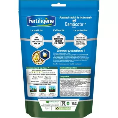 Engrais Longue Durée Osmocote Max pour Arbustes, Buis et Conifères