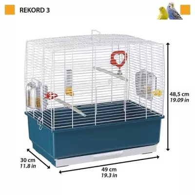 Cage à oiseaux Ferplast Rekord 3 - Spacieuse et pratique!