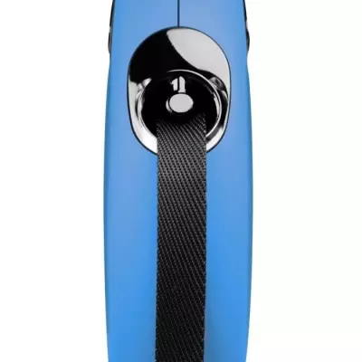 Laisse enrouleur FLEXI New CLASSIC - Taille M - 5m - Bleu