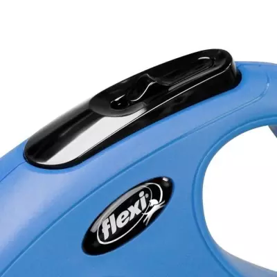 Laisse enrouleur FLEXI New CLASSIC - Taille M - 5m - Bleu