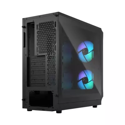 Boîtier PC FRACTAL DESIGN Focus 2 RGB Black TG Clear Tint - Compact et Lumineux