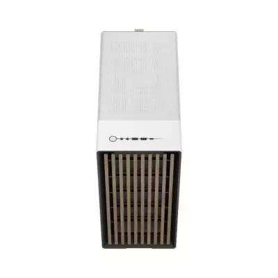 Boitier PC FRACTAL DESIGN - Blanc craie nordique - Verre trempé - Dimensions compactes