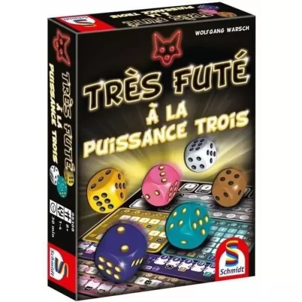 Jeu de dés Tres futé a la puissance 3 - SCHMIDT SPIELE - Adulte - Rose - 10 ans et plus