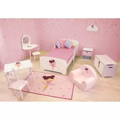 Fauteuil club Danseuse Ballerine pour enfant - FUN HOUSE - Rose