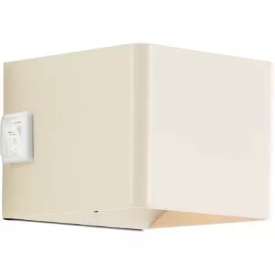 Applique magnétique d'extérieur ISEO BRILLIANT Rechargeable Cream LED - 60 caractères