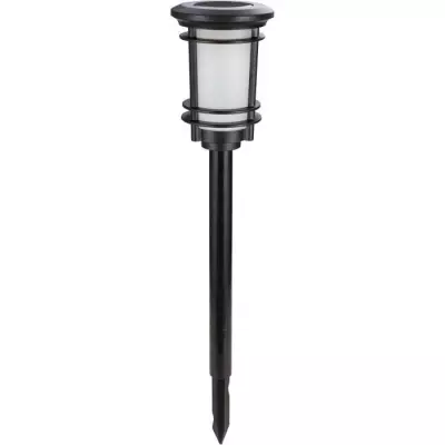 Balise solaire flamme naturelle GALIX - 33 LED vacillantes - ABS thermoformé