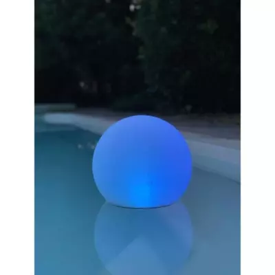Boule solaire multicolore 30cm étanche avec télécommande - GALIX