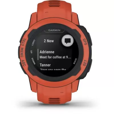 Montre connectée GARMIN Instinct 2S - Poppy compacte et sportive