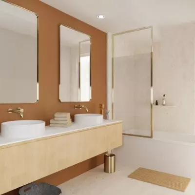Pare-baignoire 1 volet Gold - GELCO - 70 x 155 / 210