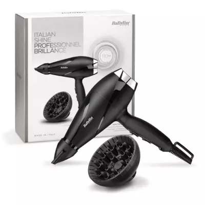 Sèche-cheveux BaByliss 6713DE Shine Pro 2200 - Moteur AC - Fabriqué en Italie