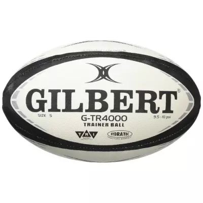 Ballon de rugby Gilbert G-TR4000 - Taille 3 - Noir