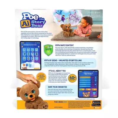 Peluche interactive Poe - Créez des histoires magiques - 4 ans et plus